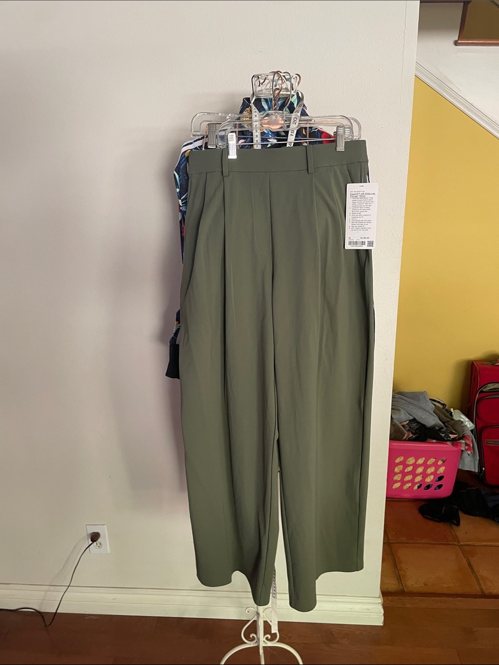 lululemon athletica Olive-Toned Wide Leg Pants